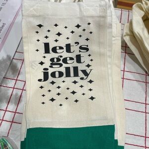 Festive 'Let's Get Jolly' Tote Bag